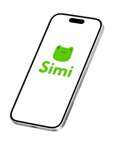 Celular con logo Simi