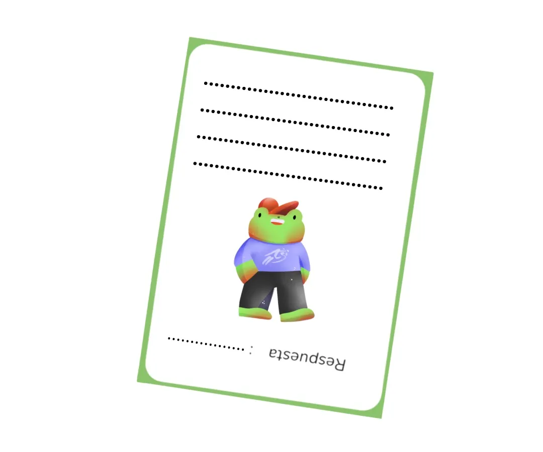 Tarjetas en blanco